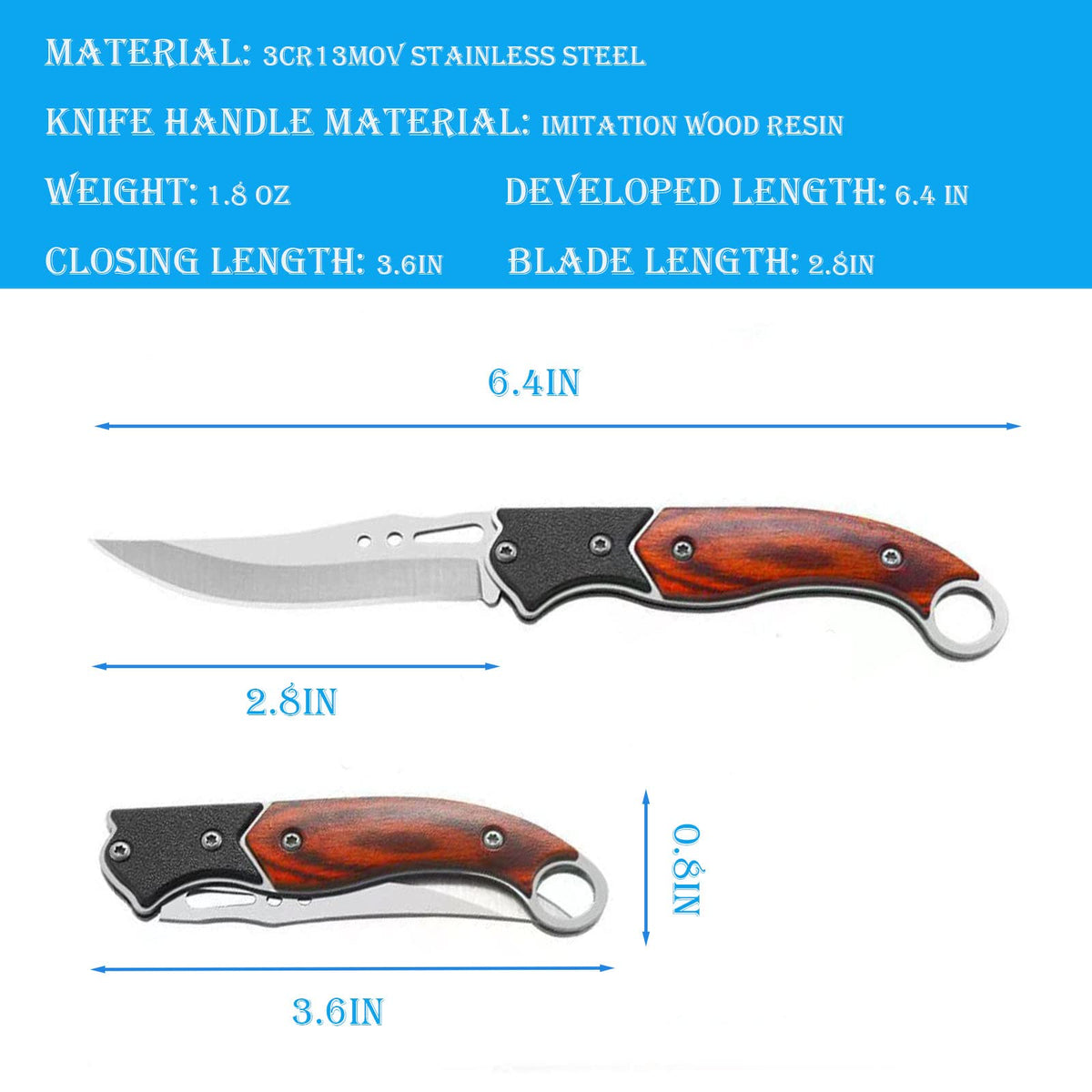 FEIZII durable folding knife designed for long-term use and steady performance