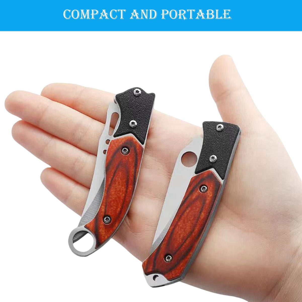 FEIZII tactical knife with stainless steel blade for reliable daily cutting tasks