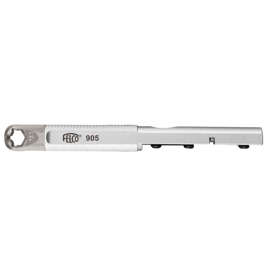 FELCO905 sharpener at a 90-degree angle for quick blade maintenance.