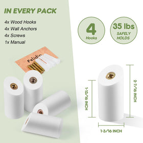 Felidio easy-care beech wood that cleans with a damp cloth.