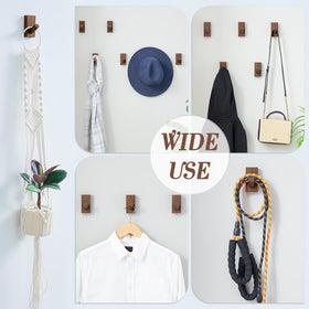Felidio coat-hat-towel hook holding jackets and bags in daily entry.