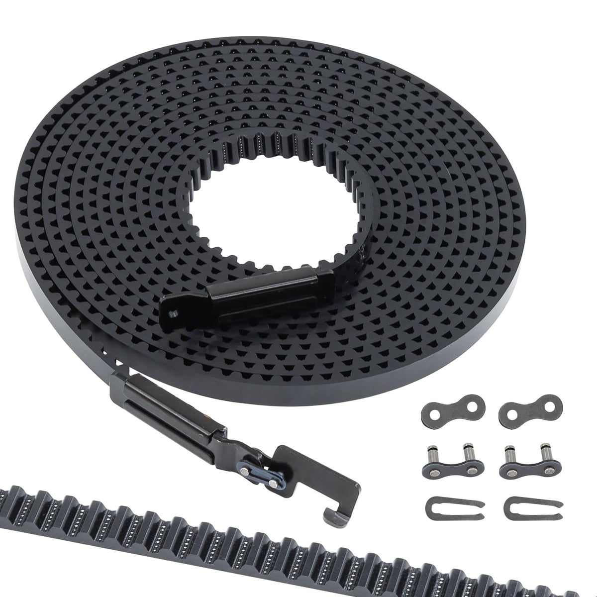 Felizshop drive belt 234inch closeup highlights durable PU construction for smoother operation