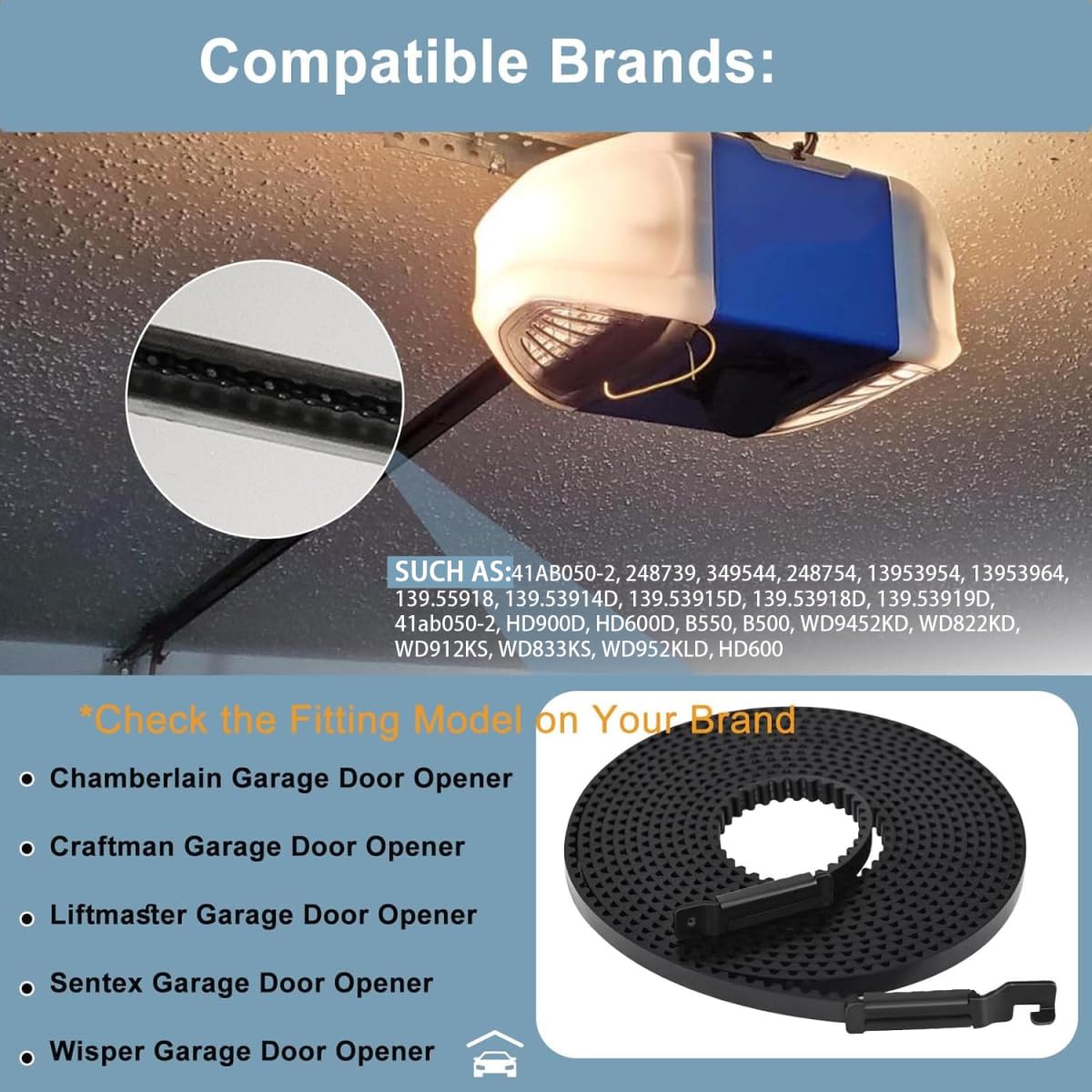 Felizshop compatibility list – works with select Chamberlain, Craftsman, LiftMaster models