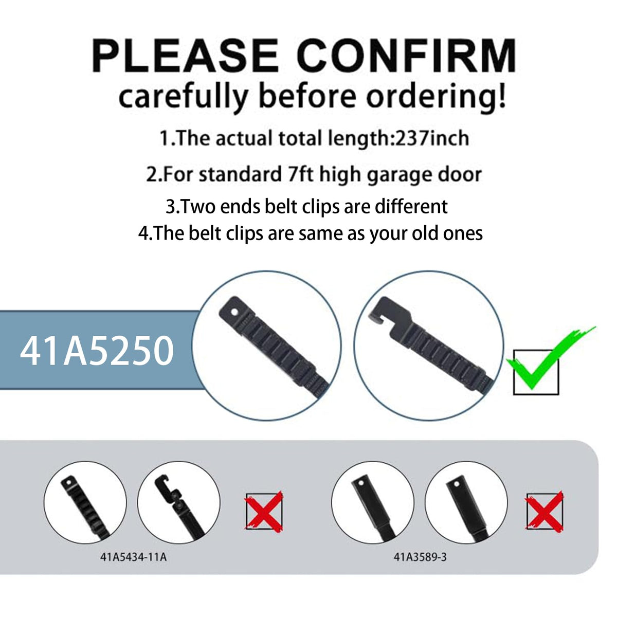 Felizshop drive belt end clip – upgraded, durable performance