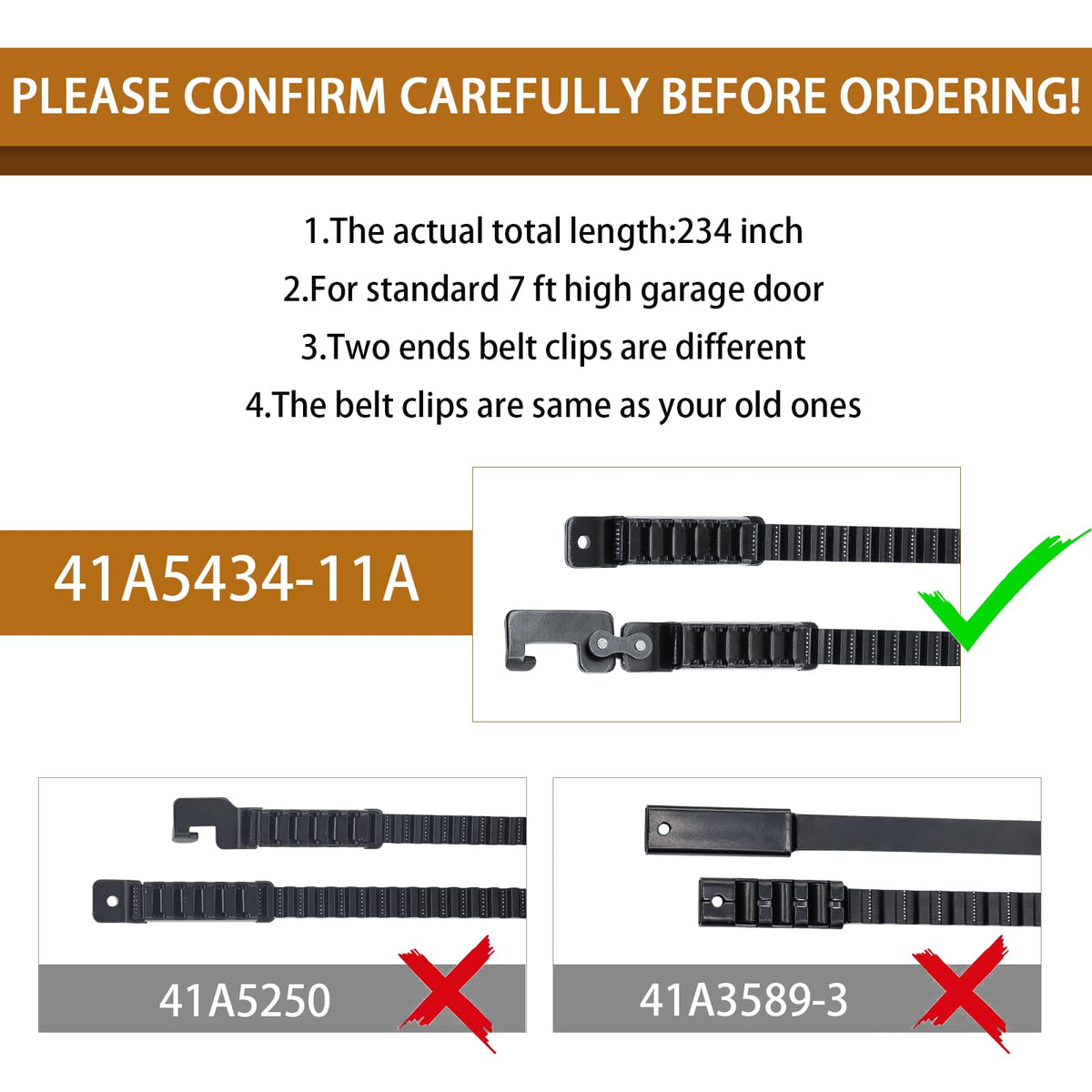 Felizshop drive belt ends clips closeup shows uniform ends for easy replacement