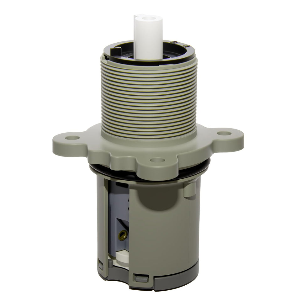 FEMAR 9740420 Pfister 0X8 cartridge in deep casting valve showing compatibility for tub and shower use.