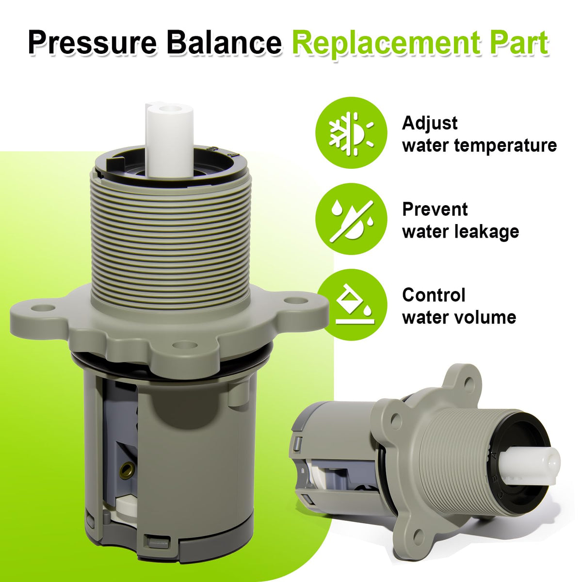 FEMAR 9740420 Pfister JX8 cartridge demonstrated for reliable fit in deep casting valve.