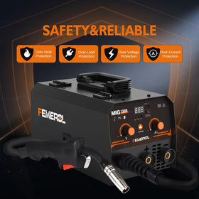 FEMEROL MIG Welder overload protection feature for safer operation.