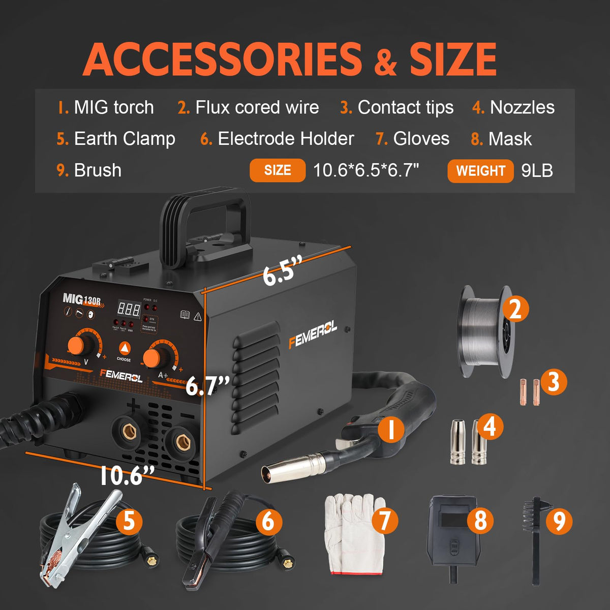 FEMEROL MIG Welder in workshop ready for DIY and farm repairs.