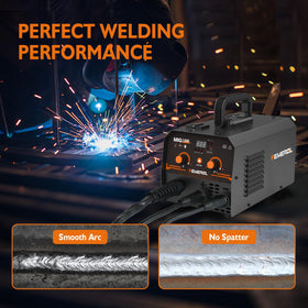 FEMEROL MIG Welder portable setup with included accessories for immediate use.