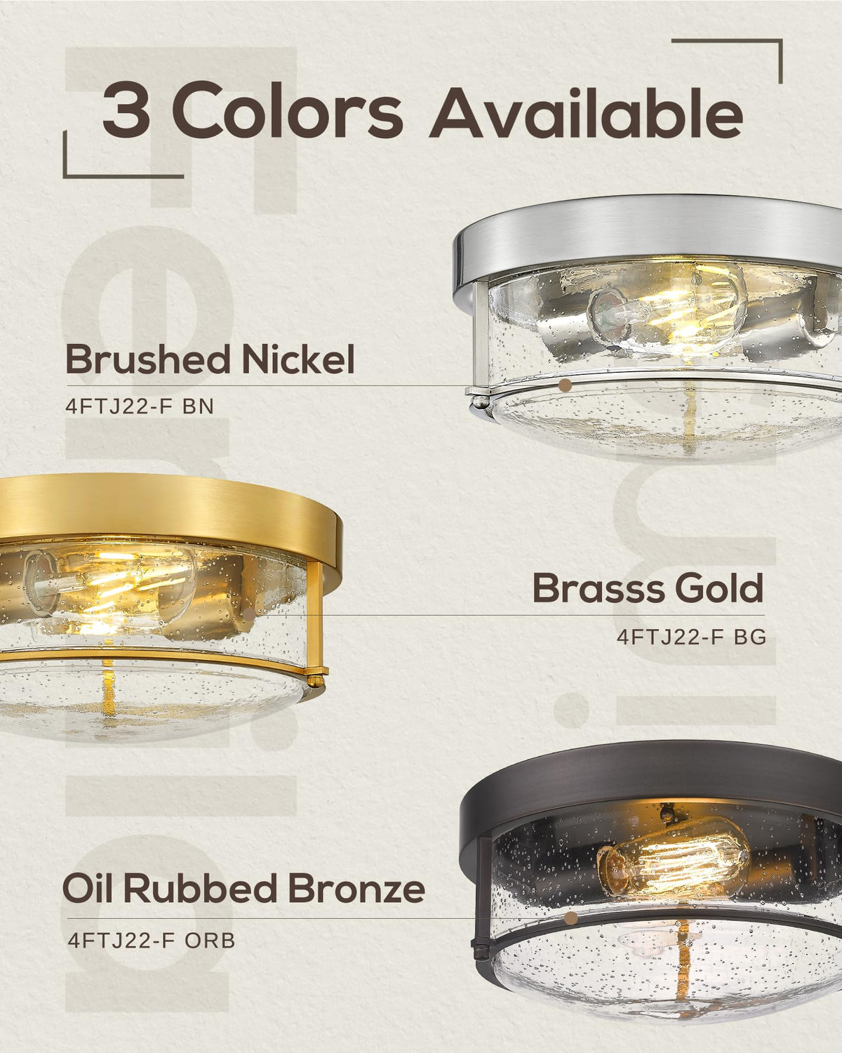 Easy installation with included hardware for quick ceiling mounting.