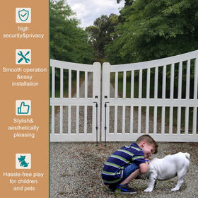 Femotic 36-inch gate drop rod keeping gate open securely