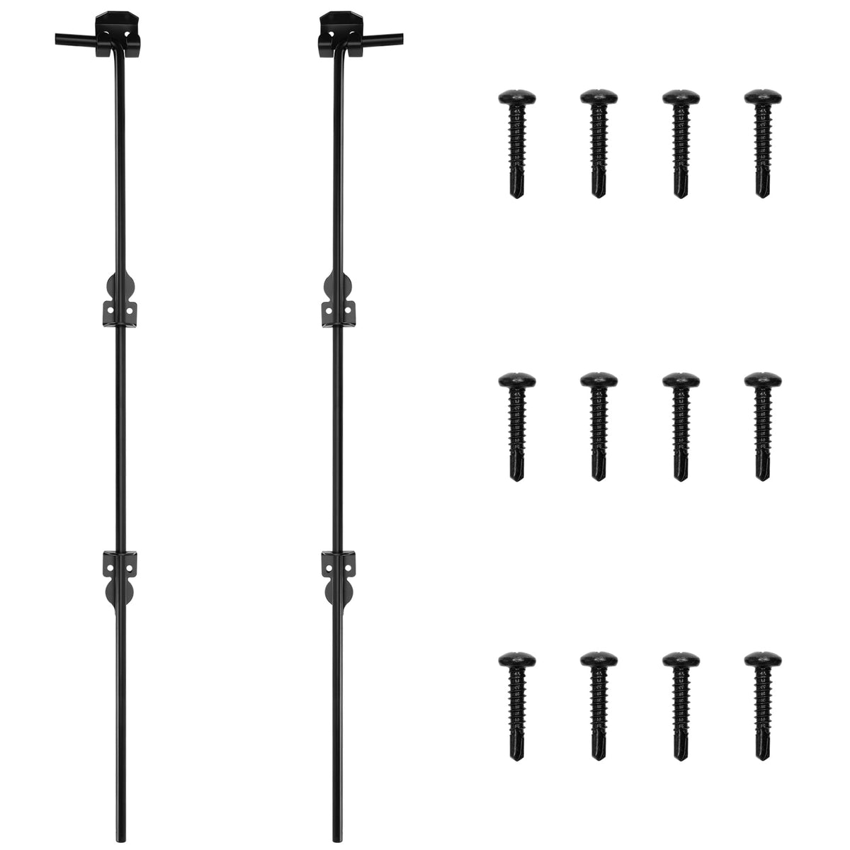 Femotic 36-inch gate drop rod side view for sturdy outdoor support
