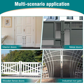 Weatherproof Femotic gate drop rod for outdoor gates