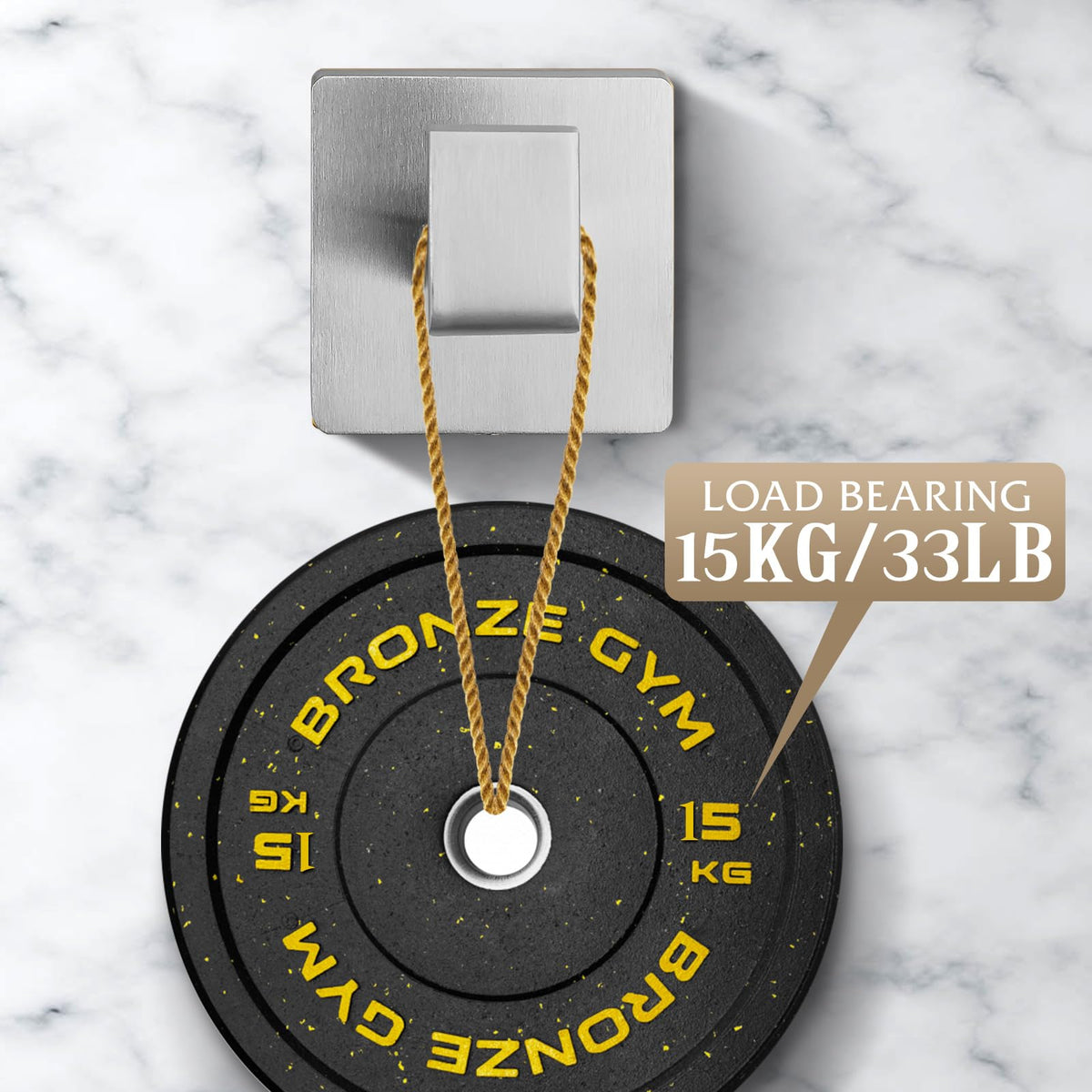 Fenas stainless steel hook close-up shows rust-free surface and smooth edge safety.