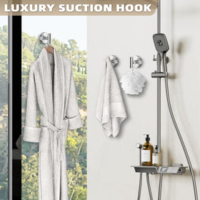 Fenas suction cup hook in the kitchen holding a towel
