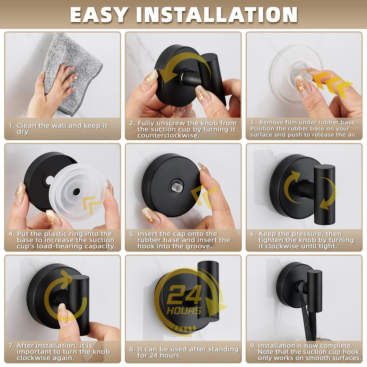 Fenas heavy load hook supports plant hangers up to 11 lbs securely.