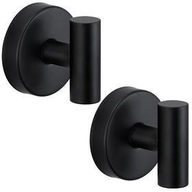 Fenas suction cup hook on shower glass offers secure, drill-free storage for towels and accessories.
