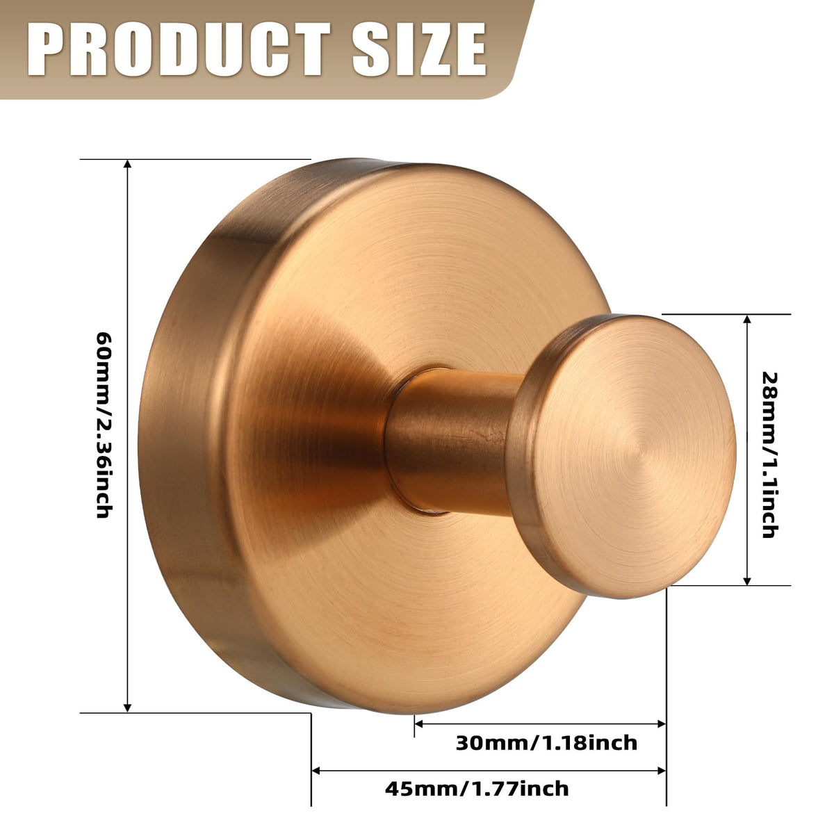 Fenas compact suction cup hooks design saves space and keeps essentials within reach
