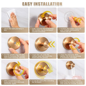Fenas suction cup hook on non-porous surfaces repositionable and residue-free removal