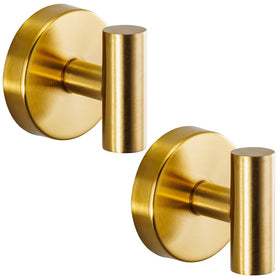 Fenas suction cup towel hook on glass shower holds towels securely without drilling.