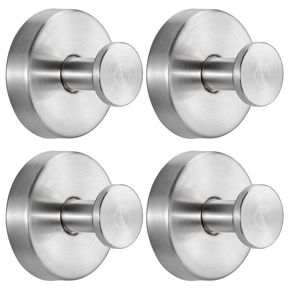 Fenas suction cup hooks for shower securely hold towels on glass and tile surfaces.