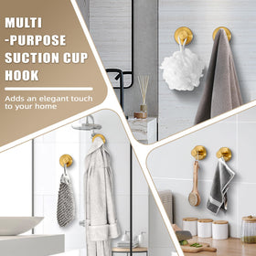 Fenas suction cup hooks on tile keep loofahs within reach