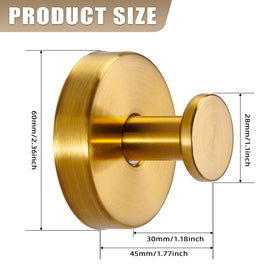 Fenas hooks support towels up to 11 lb on smooth surfaces