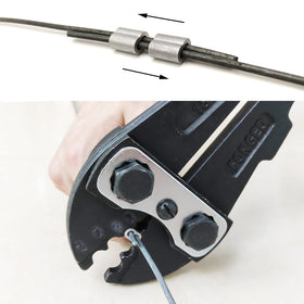 FenceMate end-post loop splice ready for durable fencing applications.