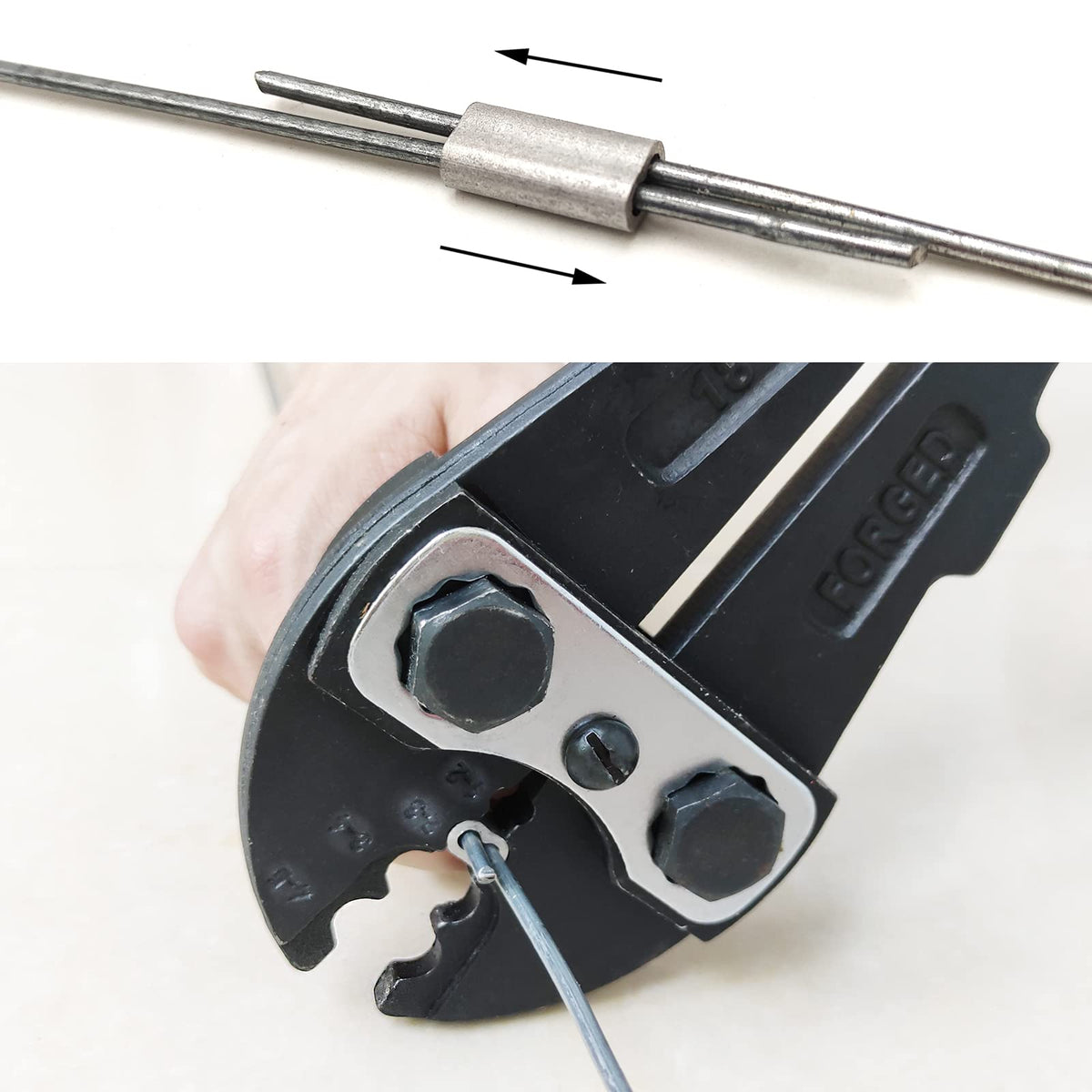 FenceMate pottle-pack storage keeps crimps dry and organized between jobs