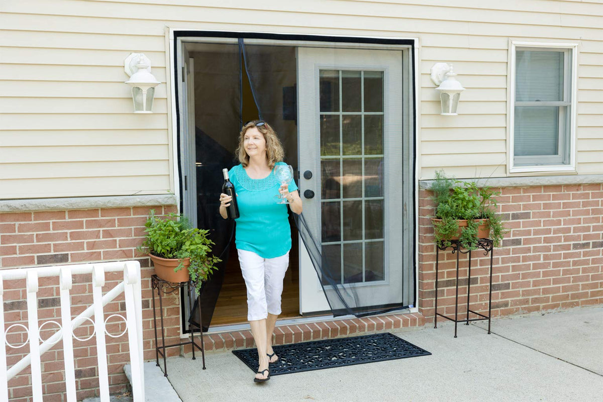 Fenestrelle black trim design complements modern doorways