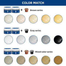 FENFANDAS color-match-precision enables seamless finish on porcelain, tile, and bathtubs.