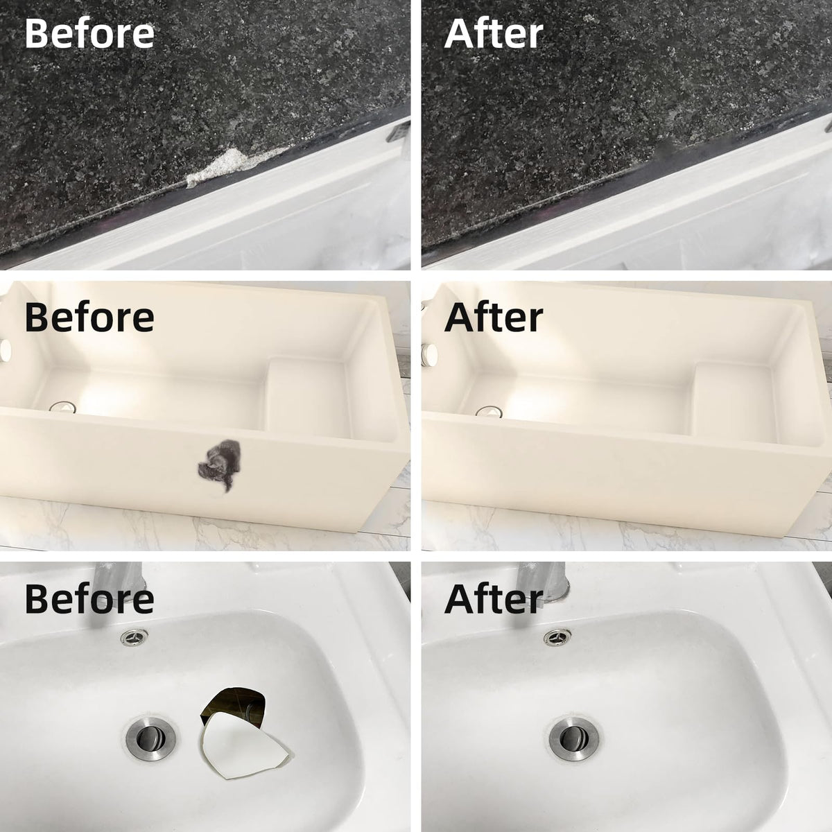 FENFANDAS eco-friendly adhesive is safe for home bathroom repairs.