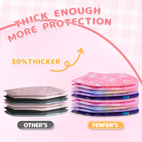 Fenfen 5mm widened ear loops offer comfortable wear during long school days.