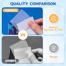 Fenfen Kids KN95 3D folded shell design for better fit.