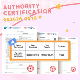 Fenfen mask meets GB2626-2019 standard for reliable filtration.