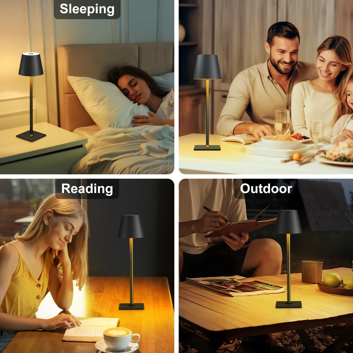 FenFud portable dining patio lamp for meals outdoors