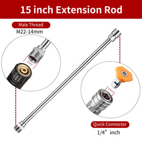 FENG PAI M22 14mm fitting ensures secure hose-to-gun connections