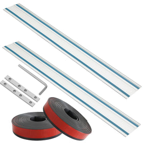 Fengind 194368-5 110in track rail for Makita enables precise straight cuts.