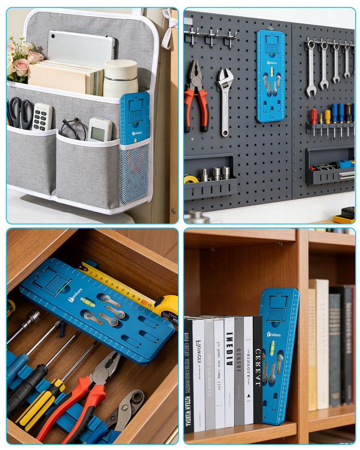 Fenikara 87-piece hanging kit includes nails, hooks, and wire for quick decorating.