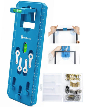 Fenikara picture hanging tool level marks the exact nail spots for straight frames.