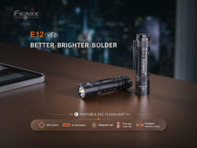Fenix E12 V3.0 pocket clip for secure everyday carry