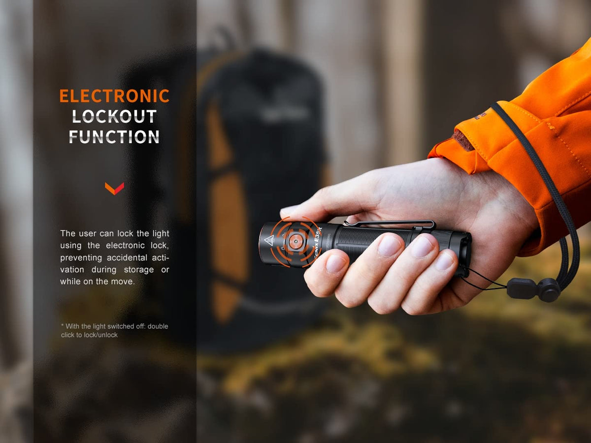 Fenix E35R aluminum body delivers rugged durability