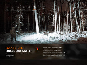 Fenix E35R emergency strobe aids signaling in critical moments