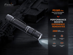Fenix PD36R Pro dual-switch design enables quick mode changes