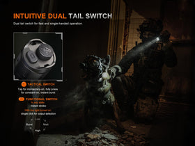 Fenix TK21R compact 7.81 oz design for everyday carry duty light.
