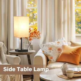 Fenmzee 17.4-inch tall lamps fit nightstands gracefully
