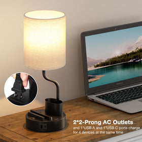 Fenmzee lamp demonstrating three color temperatures for different tasks.