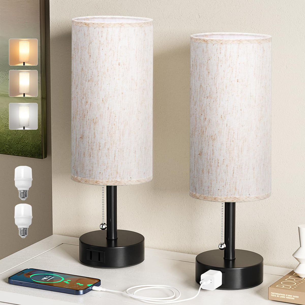 Fenmzee lamp offers 3-color temperatures for relaxing and task lighting