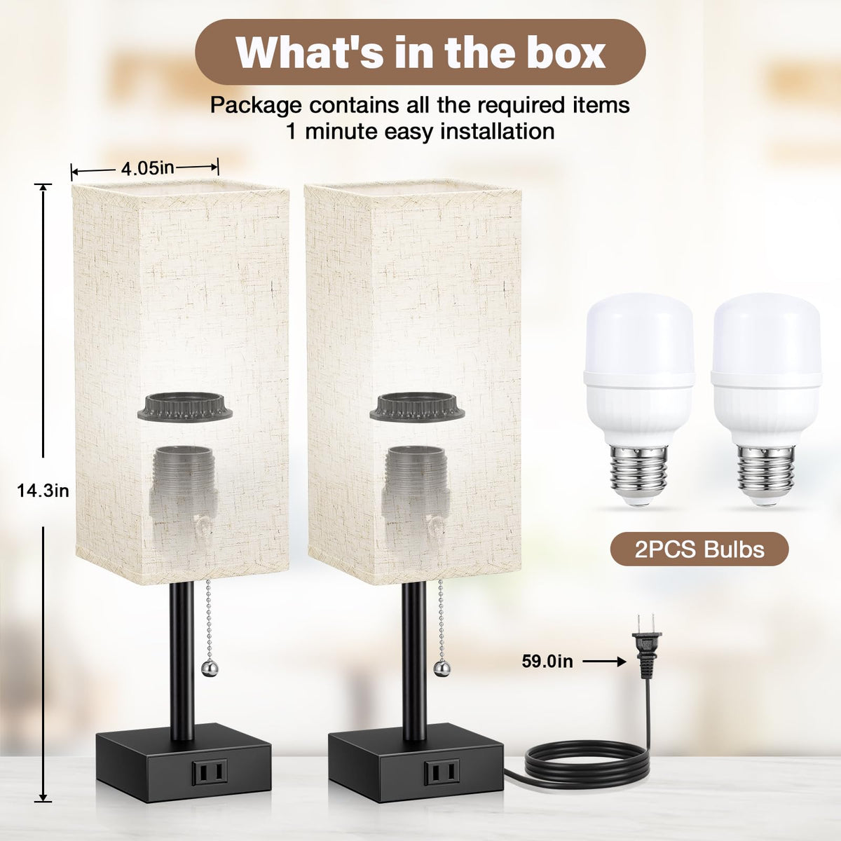 Fenmzee lamps suited to dorm rooms and compact living spaces.